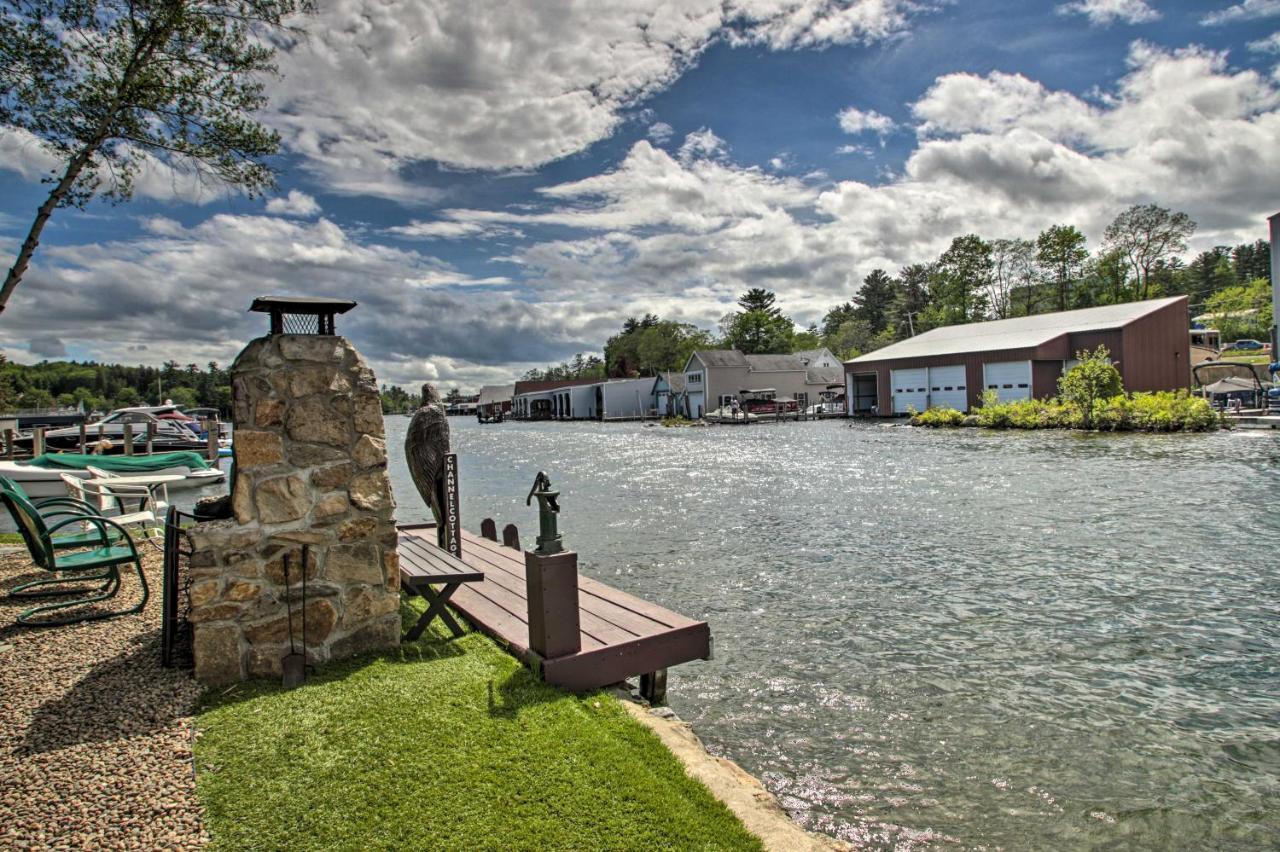 Weirs Channel Cottage With Beach Access! Laconia Exteriör bild